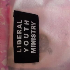 Liberal Youth Ministry Pink Graphic Sweatshirt